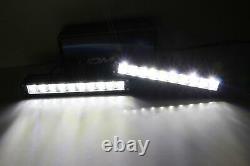 100W CREE LED Light Bar Fog Lamp Kit with Lower Bumper Bracket For 17+ Ford Raptor