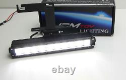 100W CREE LED Light Bar Fog, Lower Bumper Bracket Wiring For 2010-14 Ford Raptor