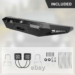 1PCS Front Bumper With LED Fog Lights For 2021 2022 Ford Bronco Heavy Duty Steel