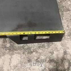 1/4 Heavy Duty Skid Steer Mount Plate Adapter Loader Tach Attachment