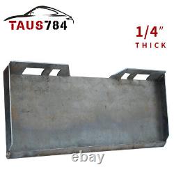 1/4 Quick Tach Attachment Mount Plate Heavy Duty Steel Front Loader Plate