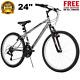 24 Inch Mens Mountain Bike 18 Speed Mtb Bicycle Trails Offroad Heavy Duty Frame