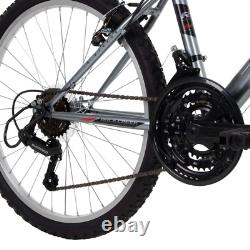 24 Inch Mens Mountain Bike 18 Speed MTB Bicycle Trails Offroad Heavy Duty Frame