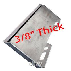 3/8Skid Steer Mount Plate Tractor Quick Attachment Tach Steel Plate Heavy Duty