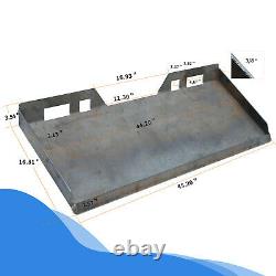 3/8 Quick Tach Attachment Mount Plate Heavy Duty Steel Front Loader Plate