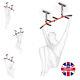 3 Position Ceiling Mount Pull Chin Up Bar Home Workout Chinning Heavy Duty Uk
