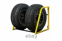 50256 Adjustable Wall Mount Tire Rack durable 1-1/4 x1tubular steel Heavy Duty