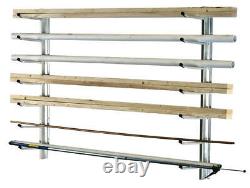 50 Heavy Duty Galvanized Steel Wall Mount Wood Pipe Garage Storage Rack 1050 lb