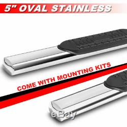5 Running Boards For 99-16 F250/F350/F450 Super Duty EXT Cab Side Step Nerf Bar