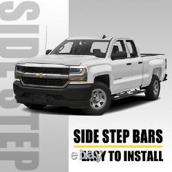 6 Oval Nerf Bars Side Steps for 99-16 Ford F250/350/450 SuperDuty Extended Cab