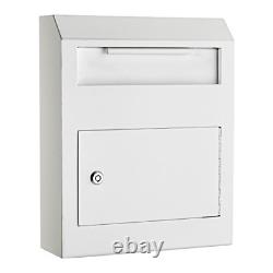 AdirOffice Heavy Duty Secured Safe Drop Box Suggestion Box Locking Mailbox