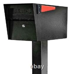 Anti-Theft Mailbox Locking Post-Mount High Security Reinforced Heavy Duty Steel