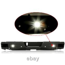 Assembled Rear Bumper With LED Lights For 2012-2021 Toyota Tundra Heavy-Duty