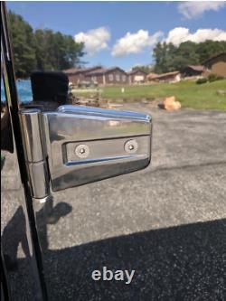 Black Door Hinge Set Heavy-duty Steel Mount For 07-18 Jeep Wrangler JK 4 Door