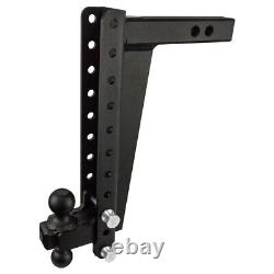Bulletproof Hitches 2 Adjustable Heavy Duty 16 Drop Dual Ball Trailer Hitch