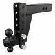 Bulletproof Hitches Hd258 Adjustable 2.5 Heavy Duty Trailer Hitch, 8 Drop/rise