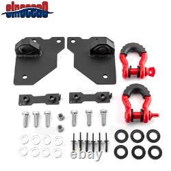 Bumper Tow Hook 3/4 D-Ring Shackle Mount Kit For Jeep Grand Cherokee&Commander