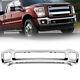 Chrome Steel Front Bumper Face Bar For 2011-2016 Ford F-250 F-350 Super Duty