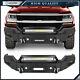 Complete Front Bumper Withwinch Seat D-ring For 2016-2018 Chevy Silverado 1500