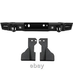 Complete Steel Rear Bumper Assembly For 2011-2014 Chevy Silverado 2500 3500 HD