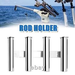 Deck-Mount Adjustable Fishing Rod Holder, Heavy Duty Top Mounted or Side M