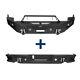 Discovery? Steel Front Rear Bumper Bar With Led Light Fit 09-12 Dodge Ram 1500