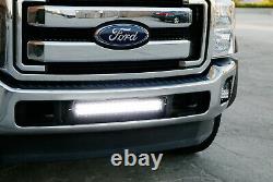Double-Row LED Light Bar (Lower Bumper Insert Mounting Brackets & Relay Switch)