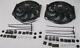 Dual 10 Heavy Duty Black S-blade Electric Radiator Cooling Fans With Mounting Kit