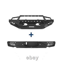FIT 09-14 F-150 FORD OFF-ROAD STEEL FRONT BUMPER OR REAR STEP BUMPER WithLED LIGHT