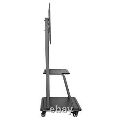 FLOOR TV Ultra Heavy-Duty Steel Mobile TV Cart for 37 100 inch