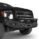 For Steel Black Front Bumper Withwinch Plate & Led Spotlights For Ford F-150 09-14