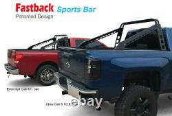 Fast Back Sports Bar Rack Fits Full Size Trucks/Silverado/Ram/F-150 Grille Guard