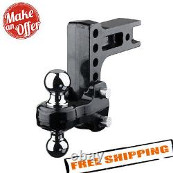 Fastway 49-00-5625 Solid Steel HD Adjustable 2-Ball Mount 2.5 Hitch Receiver
