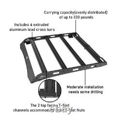 Fit 2005-2023 Tacoma Access Cab Heavy Duty Steel Roof Cargo Rack Rail Assembly
