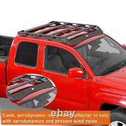 Fit 2005-2023 Tacoma Access Cab Heavy Duty Steel Roof Cargo Rack Rail Assembly