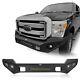 Fit 2011-16 Ford F250 F350 Black Front Bumper With 120w Light Bar Heavy Duty Steel