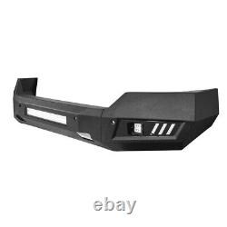Fit Chevy Silverado 1500 2016-2018 Heavy Duty Steel Front Bumper with LED Light
