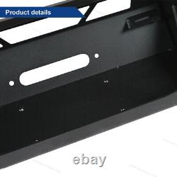 Fits 2016-2021 Toyota Tacoma HiLine Series Heavy Duty Steel Front Bumper Guard