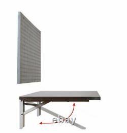 Folding Workbench Wall Mount with Peg Board Space Saver Stainless Heavy Duty NEW