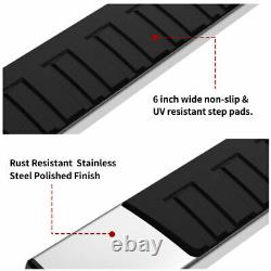 For 1999-2016 F250 F350 Super Duty Crew Cab 6 Running Boards Nerf Bar Side Step
