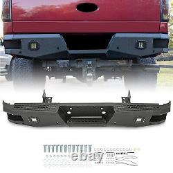 For 1999-2016 Ford Super Duty F250 F350 Duty Rear Assembled Bumper with Fog Light