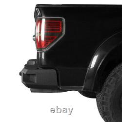 For 2006-2014 Ford F-150 Heavy Duty Steel Rear Bumper with Light & Truck Bed Step