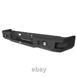 For 2006-2014 Ford F-150 Heavy Duty Steel Rear Bumper with Light & Truck Bed Step
