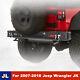 For 2007-2018 Jeep Wrangler Jk Rear Bumper Heavy Duty Steel Withled Brake Lights