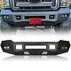 For 2011-2016 Black Front Bumper With Leds 2/4wd Ford F250 F350 Heavy Duty Steel