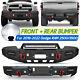 For 2014-2021 Toyota Tundra Steel Front/rear Bumper Withwinch Plate & Led & D-ring