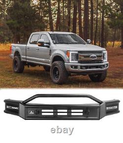 For 2018-2020 Ford F-150 F150 Front Bumper Heavy Duty Steel With LED Fog Lights
