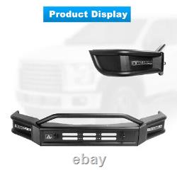 For 2018-2020 Ford F-150 Front Bumper Heavy Duty Steel With LED Fog Lights Parts
