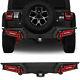For 2018-2021 Year Jeep Wrangler Jl Offroad Rear Bumper With 2pcs Led Lights