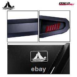 For 2019-2021 Jeep Gladiator JT Rear Bumper Heavy Duty Steel withLED Brake Lights
